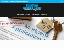 Tablet Screenshot of pillarfinancialmortgage.com